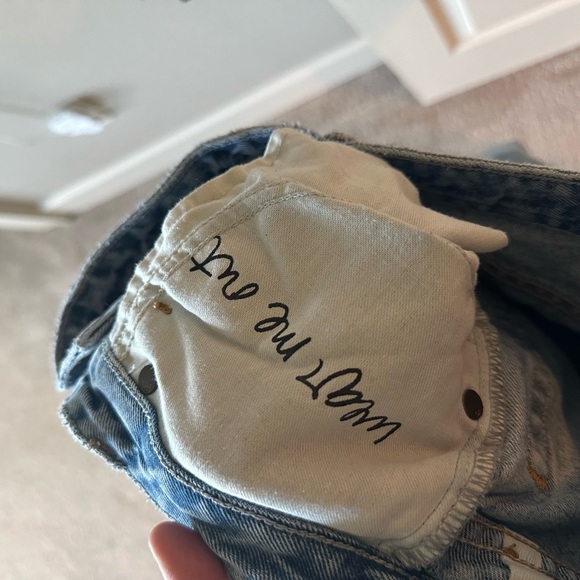 GRLFRND Devon High Rise Straight Leg Jeans in Wear Me Out Wash - Picture 11 of 11